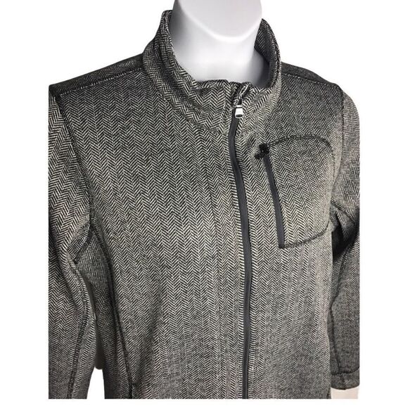 Marc New York Andrew Marc Performance Zip Herringbone Jacket Size XL - Picture 3 of 12